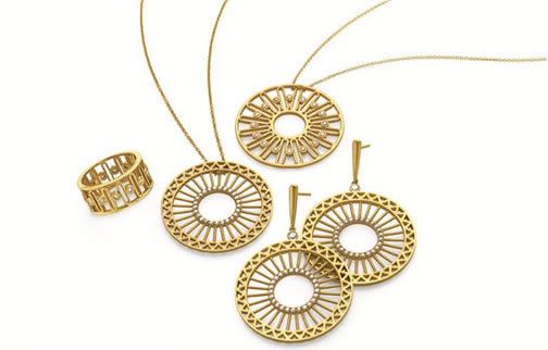 Image of Gold Jewelry from Designer Ellie Thompson